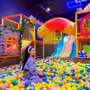 Castillo Inflable Douerfei, Equipo de Juego Suave para Niños, Área de Juegos Interior, Casa de Juegos de Rol para Niños, Uso Comercial Seguro, Toboganes, Piscina de Pelotas - Product Image 4