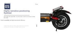 Trottinette électrique urbaine JLM L12 500W, autonomie 45-50 miles, pliable, étanche, batterie lithium portable, pneus 10 pouces, vente en gros - Product Image 3