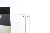 Porte-affiche en acrylique modèle vertical haut de gamme de haute qualité pour menu ou certificat