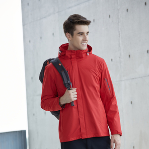 Veste de Ski avec Logo personnalisé pour hommes, <span class=keywords><strong>3</strong></span> <span class=keywords><strong>en</strong></span> <span class=keywords><strong>1</strong></span>, vêtement de travail, imperméable et détachable, <span class=keywords><strong>manteau</strong></span> polaire à capuche, collection automne et hiver - Product Image 3