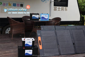 バッテリーパック 12V 200AH LiFEPO4 バッテリー リチウムイオン 24V 100AH リチウムイオンバッテリーパック ボート、RV、キャンピングカー、車用 - Product Image 4