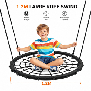 <span class=keywords><strong>Chaise</strong></span> suspendue en filet circulaire en <span class=keywords><strong>plastique</strong></span> pour enfants, pour <span class=keywords><strong>jardin</strong></span> extérieur, pour le divertissement - Product Image 2