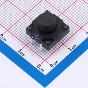 TC-1812DR-8.5H-250 Tactile Switch Through hole Component (THT),12x12mm Switch Through Hole 12mm 12mm 8.5mm - Product Image 1