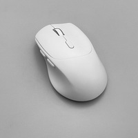 Stok Tersedia Mouse Optik Nirkabel Dual Mode 2.4G BT Ergonomis DPI Dapat Disesuaikan 800-1600 Plug & Play Kedua Tangan MW-071
