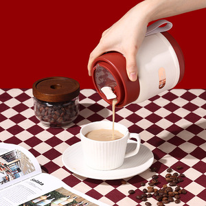 Stainless Steel Insulated <b>Mug</b> <b>Large</b> Belly Cup With Lid And Spoon For Travel Breakfast Oatmeal Use - Product Image 1