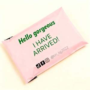 ECO Friendly Custom Print logo Black UV Packaging Package Postage Poly Courier Poly Mailer Shipping Mailing Bags Plastic Bags - Product Image 6