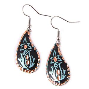 Pendientes de Cobre Hechos a Mano con Diseño Turco de Turquía - Product Image 1
