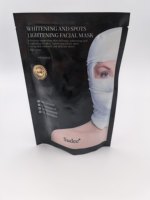 Pochette pour masque écologique 100 % recyclable en non-tissé avec doublure en feuille, sac cosmétique non toxique résistant à l'humidité pour la vente au détail et en gros