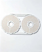 MCPCB LED circulaire personnalisé en aluminium, épaisseur de la plaque de 1,5 mm, épaisseur du cuivre de 35 µm, pour éclairage LED de plafond, PCB à base d'aluminium