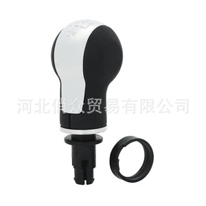 Leather <b>Shift</b> <b>Knob</b> For Volkswagen Seat 5 6 Speed Gear Shifter Ergonomic Design QZXN D95 - Product Image 3