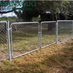 Economical Durable High Strength Galvanized Diamond <strong>Mesh</strong> Wire Chain Link <strong>Fence</strong> With Post - Product Image 6
