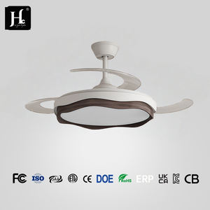 Ventilateur de plafond LED invisible à 3 températures de couleur, télécommande, gradation, 42 pouces, vent naturel silencieux, chambre à coucher, salon - Product Image 2