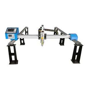 Tragbarer Portal-CNC-Laser 1000w 1500w 3000w CNC-Faserlaser schneide maschine