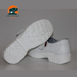 Scarpe <span class=keywords><strong>da</strong></span> <span class=keywords><strong>cuoco</strong></span> con bufalo roccioso antiscivolo scarpe <span class=keywords><strong>da</strong></span> <span class=keywords><strong>cuoco</strong></span> bianche scarpe <span class=keywords><strong>da</strong></span> lavoro di sicurezza pantofole protettive antistatiche - Product Image 4
