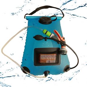 Échantillon gratuit – Sac de douche solaire portable et recyclable pour l'extérieur, la randonnée, la pêche et la plage, avec pompe de surpression – Certifié BSCI - Product Image 1