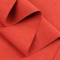 Lots en stock NO quantité minimale de commande Cuir suédé en microfibre synthétique d'épaisseur 0.6mm