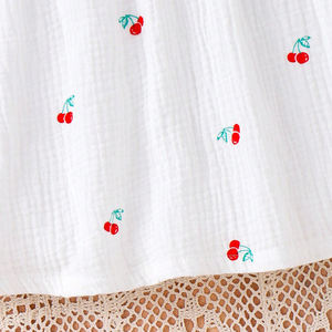 Abiti da festa estivi da ragazza per bambini di età compresa tra 6 e 8 anni tessuti in tessuto per feste di piccole principesse - Product Image 5