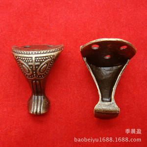 Chengyu Chengyu C006 meubles matériel coin Base pieds Antique boîte en bois cadeau bête à quatre côtés H - Product Image 3