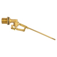 Vanne à flotteur entièrement en laiton réglable à boule de vente chaude de tour d'eau 3/4 "vanne de contrôle de niveau d'eau pour réservoir d'eau