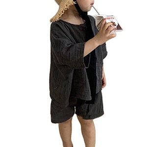 Nueva Subsección Especial de Conjuntos de Ropa Infantil de Colores, Conjuntos de Ropa de Verano para Niños y Niñas, Ropa de Bebé de Tela de Algodón Tejido - Product Image 1