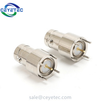 BNC 75ohm RF Coaxial PCB Soudure BNC Connecteur Femelle