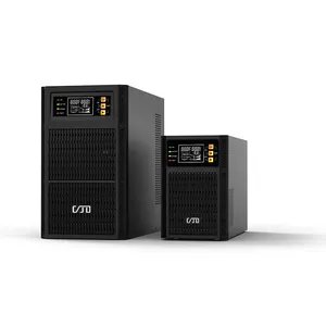 High Quality CJD Single Phase 1kva 1kw 3kva 3kw 10KVA 10KW Online Power Supply UPS With Battery