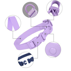 Listo Stock impermeable perro <span class=keywords><strong>Collar</strong></span> silicona mascota <span class=keywords><strong>Collar</strong></span> de alta calidad ajustable perro PVC <span class=keywords><strong>Collar</strong></span> - Product Image 4