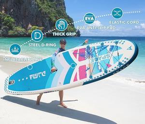 PF Wholesale Price Sup Gonfiabile Inflatable Paddle Board Stand up Padel Surfing DM22/4 Full Custom Design Customize Deck <b>Pads</b> R - Product Image 1