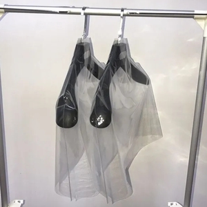 10 pièces Transparent magasin de vêtements vêtements cache-poussière adulte suspendus vêtements sac de rangement ménage vêtements <span class=keywords><strong>Protection</strong></span> contre la poussière couverture - Product Image 1