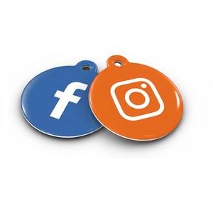 Llavero NFC para Compartir en Redes Sociales 13.56MHz RFID Impermeable de PVC PET Tarjeta de Visita para Reseñas de Instagram y <span class=keywords><strong>Google</strong></span> - Product Image 4