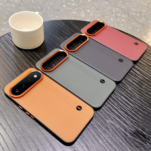Fundas de teléfono móvil de cuero PU para negocios, para Google Pixel 11 Pro XL 10 9 Pro, con marco metálico para la cámara, cubierta trasera a prueba de golpes - Product Image 2
