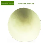 Panier suspendu avec doublure en papier, pot de fleurs rond en papier, respirant et économiseur d'eau, vente directe du fabricant d'outils de jardin de Ningbo