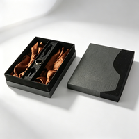 Cajas de regalo de dos piezas con logotipo personalizado, caja de regalo rígida para embalaje de vino, caja de botella de vino de lujo para embalaje de regalo de champán