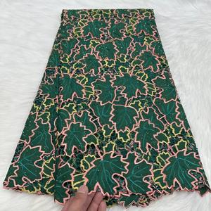 5yard suisse Voile dentelle suisse africain dentelle tissu avec pierre Brode Autriche coton dubaï nigérian dentelle tissu pour mariage - Product Image 5