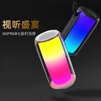 Mini-enceinte de haute qualité avec lumières couleur pleine écran, nouvelle mini-enceinte éblouissante