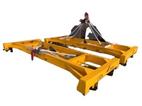 Nouvel équipement de levage de conteneurs Mairuite 20ft 40ft réglable, capacité de 45 tonnes, pour la manutention de marchandises en usine. |