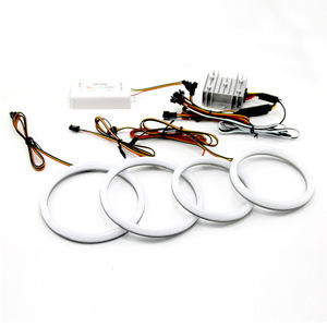 Anelli Luminosi a Effetto Occhi d'Angelo Magici, Luce Delicata, Misure 70mm-160mm, 6000k, Disponibili con Copertura in Cotone, Misure 70mm 80mm 90mm 160mm - Product Image 6