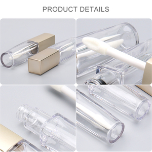 Tube de brillant à lèvres en PET grande capacité avec logo personnalisé et grand applicateur, emballage recyclable pour huile à lèvres, tube de blush, conteneur de correcteur - Product Image 3