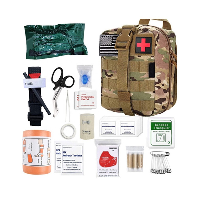 YAKEDA 16 Pieces Tactical Emergency Survival