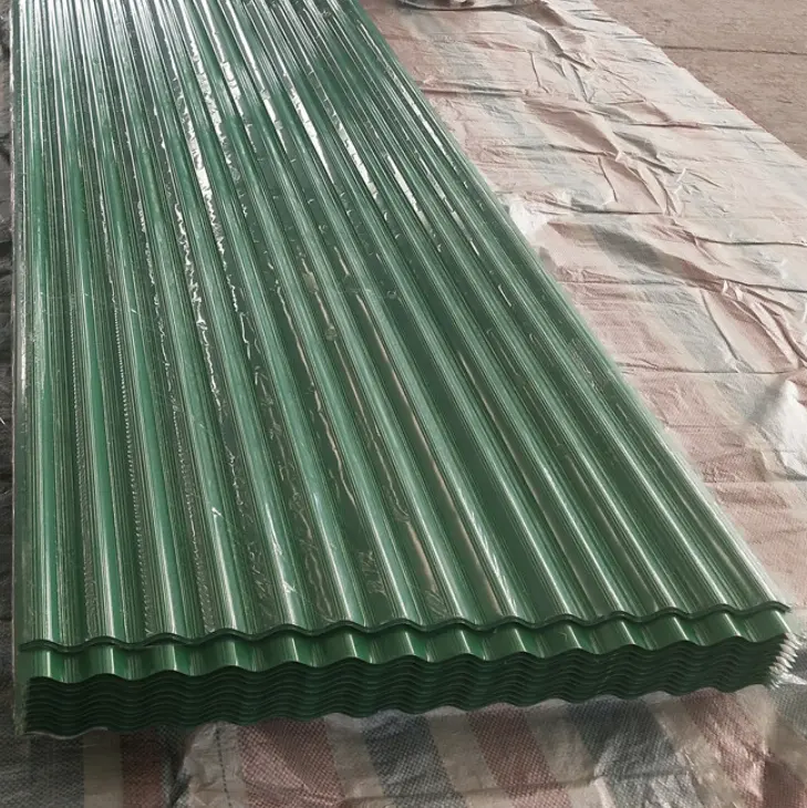 26ゲージ波形シート亜鉛コーティング鉄屋根シート4x8亜鉛メッキ鋼板
