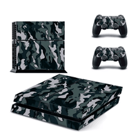 Autocollants décoratifs de camouflage de haute qualité SYY pour manette de jeu PS4, accessoires de jeu