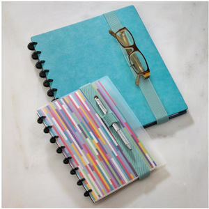 Portalápices de estilo coreano sencillo, funda para bolígrafo con banda elástica, clip para bolígrafo con lazo. - Product Image 4