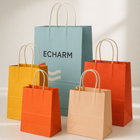 Sacs en papier marbré bleu marine personnalisés OEM ODM pour bijoux et emballages cadeaux haut de gamme avec impression de logo