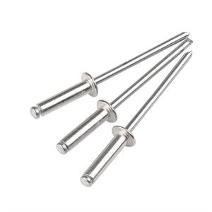 Ensemble de Ritets à extrémité ouverte Rivets aveugles à tête bombée en aluminium Assortiment de rivets Kit de rivets de meubles <span class=keywords><strong>Rivet</strong></span> à tête demi-ronde - Product Image 2