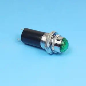 Di vendita calda 16mm foro di montaggio rotondo a lunga durata rosso blu luci LED apparecchiature di colore verde