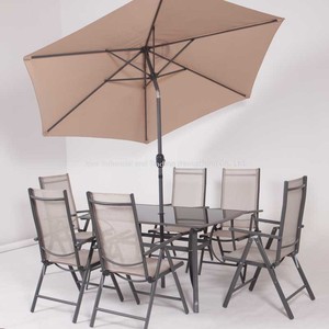 Sombrilla de Patio Moderna y Ligera de 2.7 Metros para Muebles de Exterior, para Patio y Parque - Product Image 6