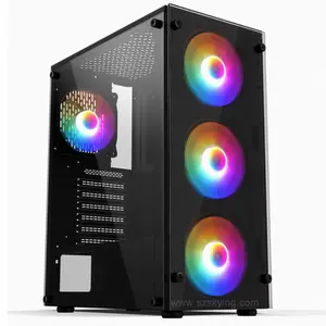 Hot Selling Atx Gaming Case RGB-Fans New Gaming Tower Cabinet PC Atx Motherboard PC-Gehäuse Computer