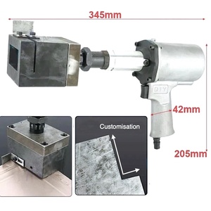 TY17NXXCH Encocheuse pneumatique-hydraulique, taille personnalisable, pour découpe carrée à 90 degrés, coupes d'angle propres et sans bavures - Product Image 4
