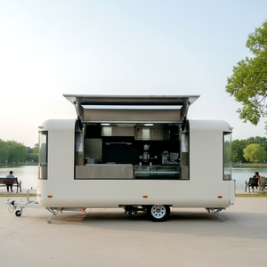 Rimorchio Mobile per Alimenti in Acciaio Inossidabile Progettato per la Produzione di Hamburger, Pizza e Gelato per Uso Commerciale e Catering - Product Image 3