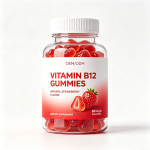 OEM/ODM <b>Vitamin</b> <b>B12</b> <b>Gummies</b> Strawberry Taste Energy Production and Nerve Wellness Daily Nutritional Supplement - Product Image 1